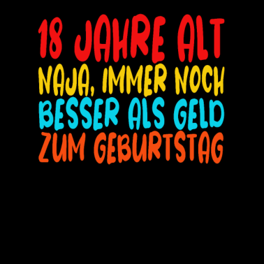 Motiv 18 Jahre 18 Geburtstag Geschenk