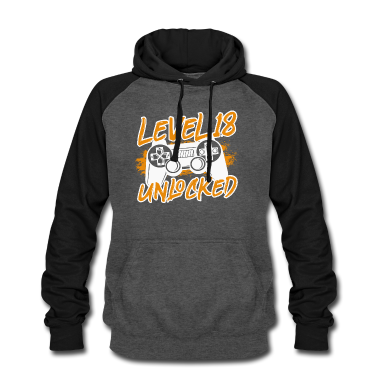 Geschenk zum 18 Hoodie - Level 18 Complete 18 Geburtstag 18 Jahre Geschenk