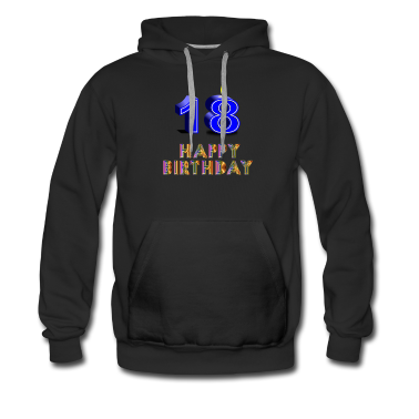 Geschenk zum 18 Hoodie - Happy birthday 18