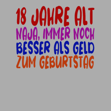 Motiv 18 Jahre 18 Geburtstag Geschenk