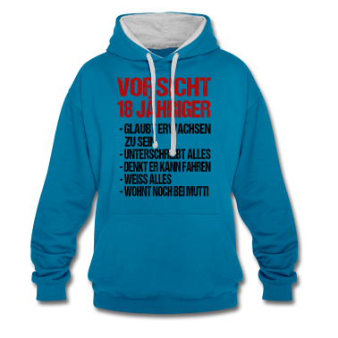 Geschenk zum 18 Hoodie - 18 Jahre 18 Geburtstag Geschenk