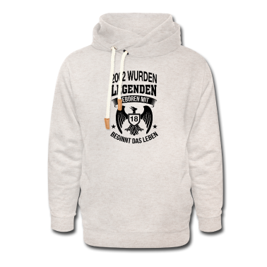 Geschenk zum 18 Hoodie - Mit 18 beginnt das Leben