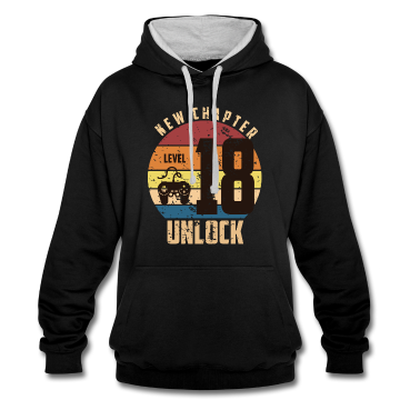 Geschenk zum 18 Hoodie - 18. Geburtstag Level 18 Unlock Geburtstagsgeschenk