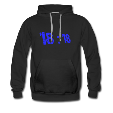 Geschenk zum 18 Hoodie - 18:18 Blau