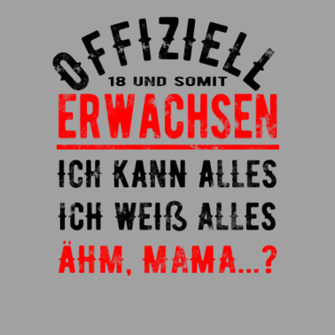 Motiv 18 Geburtstag 18 Jahre Volljährig Erwachsen 18ter