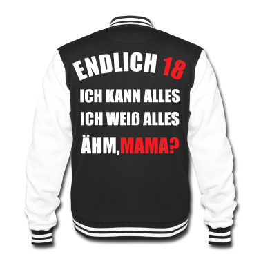 Geschenk zum 18 Jacken - Endlich 18