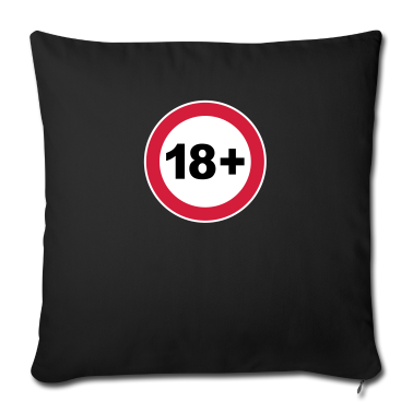 Geschenk zum 18 Kissenbezug - 18 / 18. Geburtstag. / 18+