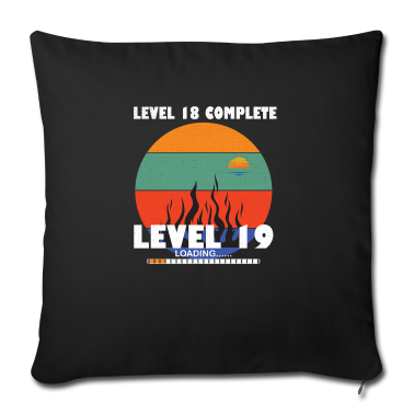 Geschenk zum 18 Kissenbezug - Endlich 18, Geburtstagsgeschenk zum 18 .