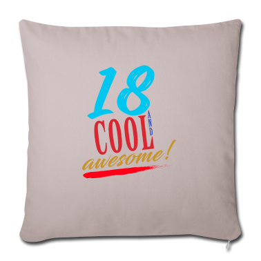 Geschenk zum 18 Kissenbezug - 18.Geburtstag - Endlich 18
