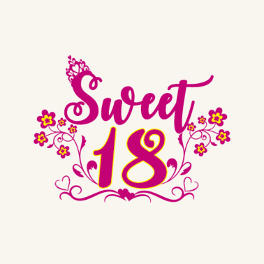 Motiv süße 18, 18. Geburtstag