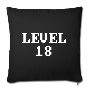 Geschenk zum 18 Kissenbezug - level 18, 18. geburtstag controller, gamer