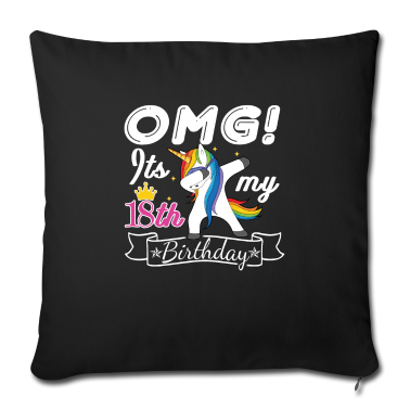 Geschenk zum 18 Kissenbezug - 18. Geburtstag