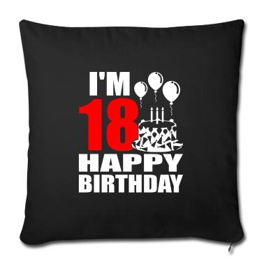 Geschenk zum 18 Kissenbezug - 18 18. Geburtstag Geschenk Geschenkidee