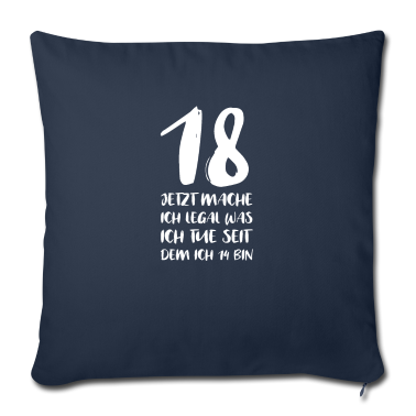 Geschenk zum 18 Kissenbezug - 18. Geburtstag