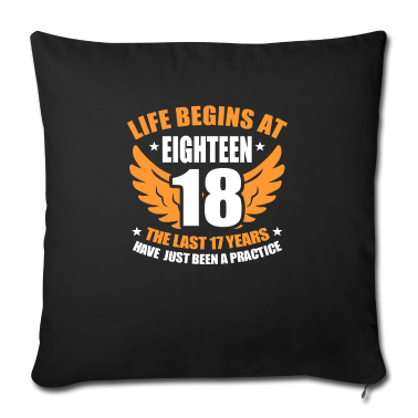 Geschenk zum 18 Kissenbezug - 18. Geburtstag