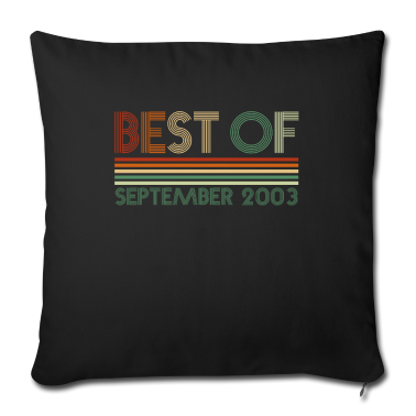 Geschenk zum 18 Kissenbezug - 18. Geburtstag Geschenk September 2003