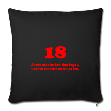 Geschenk zum 18 Kissenbezug - 18. Geburtstag