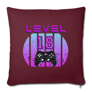 Geschenk zum 18 Kissenbezug - 18. Geburtstag - Geschenk zum 18 Geburtstag