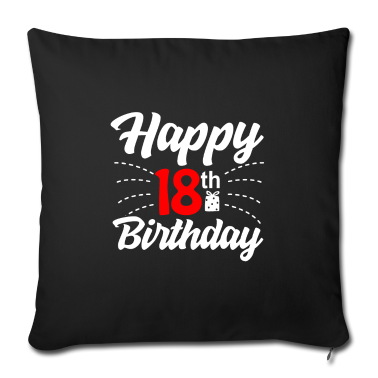 Geschenk zum 18 Kissenbezug - 18 18. Geburtstag Geschenk Geschenkidee