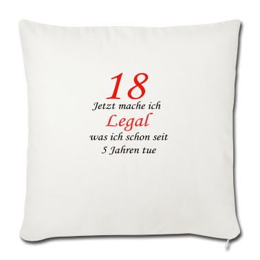 Geschenk zum 18 Kissenbezug - 18. Geburtstag