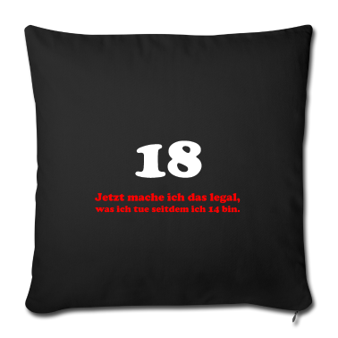 Geschenk zum 18 Kissenbezug - 18. Geburtstag