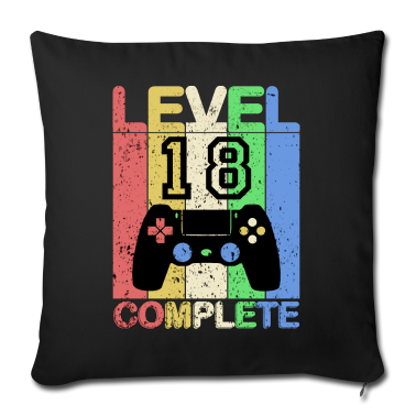Geschenk zum 18 Kissenbezug - 18 Geburtstag - Geschenk zum 18 Geburtstag