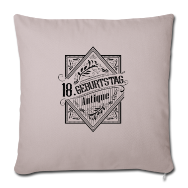 Geschenk zum 18 Kissenbezug - 18 Geburtstag antique 18 Jahre Antik