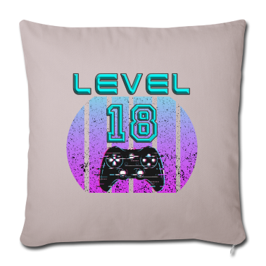 Geschenk zum 18 Kissenbezug - 18. Geburtstag - Geschenk zum 18 Geburtstag