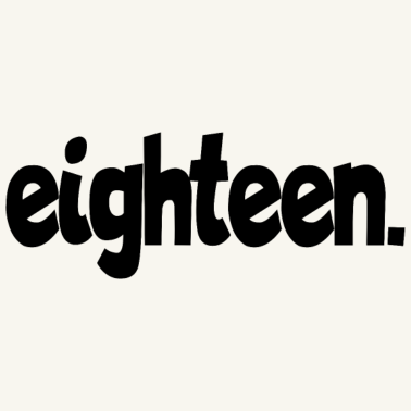 Motiv eighteen 18. geburtstag