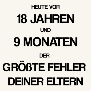Motiv 18 Geburtstag