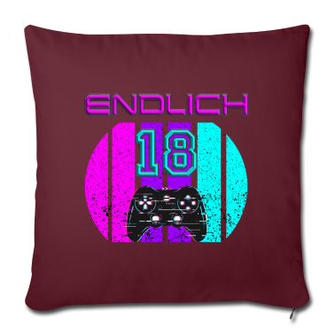 Geschenk zum 18 Kissenbezug - 18. Geburtstag - Geschenk zum 18 Geburtstag