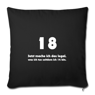 Geschenk zum 18 Kissenbezug - 18. Geburtstag