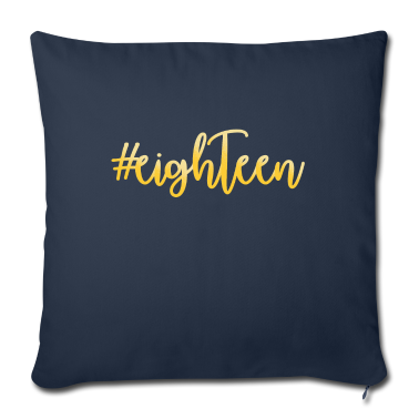 Geschenk zum 18 Kissenbezug - birthday #18