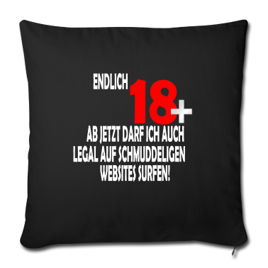 Geschenk zum 18 Kissenbezug - 18. Geburtstag