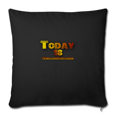 Geschenk zum 18 Kissenbezug - Endlich 18