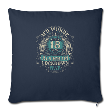 Geschenk zum 18 Kissenbezug - 18 Geburtstag Ich wurde 18 Als Ich Im Lockdown war