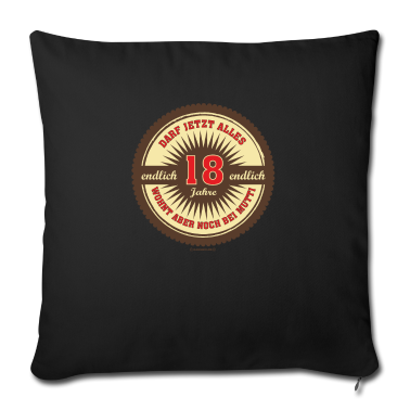 Geschenk zum 18 Kissenbezug - 18 wohnt bei Mutti - 2002 18 Geburtstag