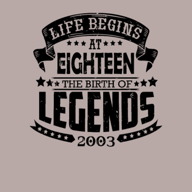 Motiv das Leben beginnt mit 18