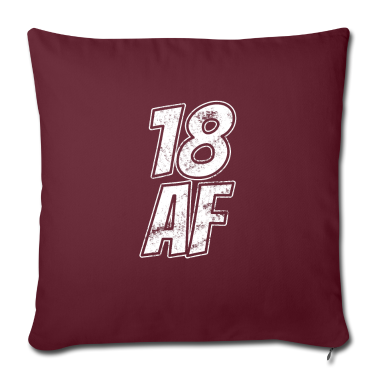 Geschenk zum 18 Kissenbezug - 18. Geburtstagsgeschenk - 18 AF