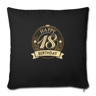 Geschenk zum 18 Kissenbezug - 18 Jahre Junge - 2002 18 Geburtstag
