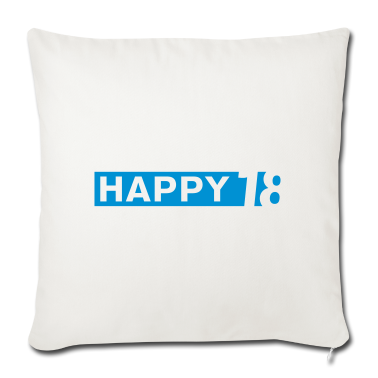 Geschenk zum 18 Kissenbezug - 18 achtzehn