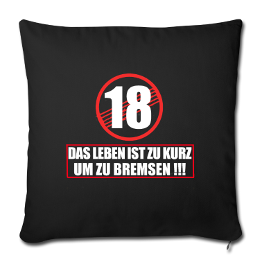 Geschenk zum 18 Kissenbezug - 18. Geburtstag Geschenk