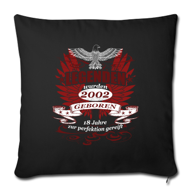Geschenk zum 18 Kissenbezug - Geschenk zum 18 Geburtstag Jahrgang 2002 18 Jahre
