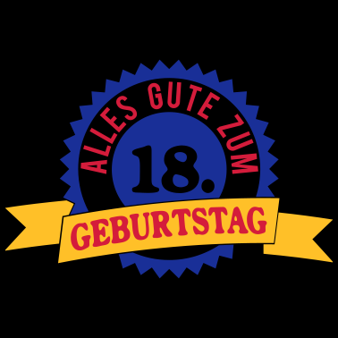 Motiv Alles Gute zum 18. Geburtstag