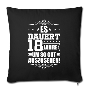 Geschenk zum 18 Kissenbezug - Geburtstag 18. Geburtstag 18. Geschenk