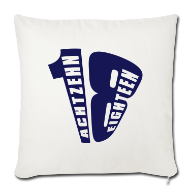 Geschenk zum 18 Kissenbezug - 18. Geburtstag Achtzehn