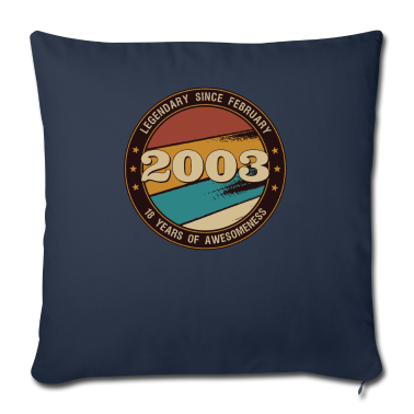 Geschenk zum 18 Kissenbezug - 18. Geburtstag Junge Vintage 18 Birthday