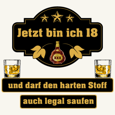 Motiv 18. Geburtstag Geburtstagsgeschenk 18 Jahre alt