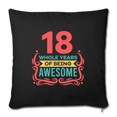 Geschenk zum 18 Kissenbezug - 18. Geburtstag