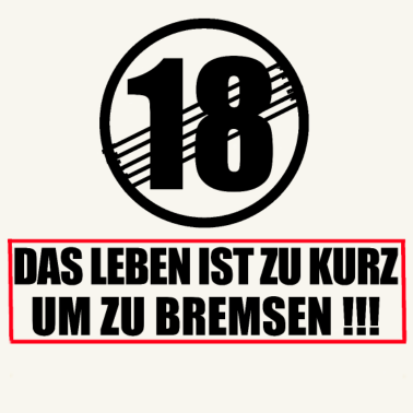 Motiv 18. Geburtstag Geschenk